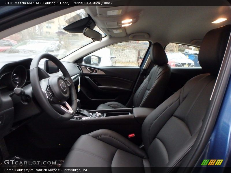 Eternal Blue Mica / Black 2018 Mazda MAZDA3 Touring 5 Door
