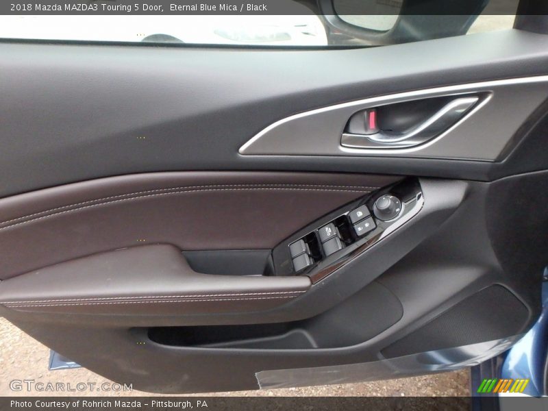 Eternal Blue Mica / Black 2018 Mazda MAZDA3 Touring 5 Door