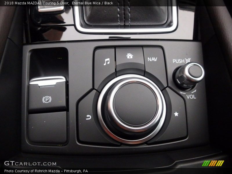 Eternal Blue Mica / Black 2018 Mazda MAZDA3 Touring 5 Door