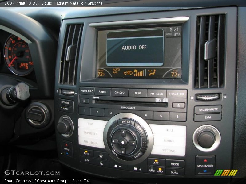 Liquid Platinum Metallic / Graphite 2007 Infiniti FX 35
