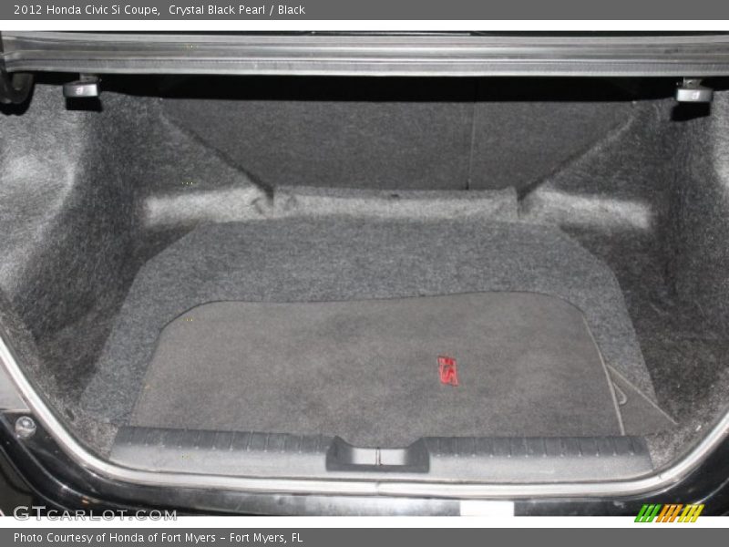 Crystal Black Pearl / Black 2012 Honda Civic Si Coupe