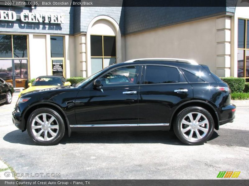 Black Obsidian / Brick/Black 2007 Infiniti FX 35