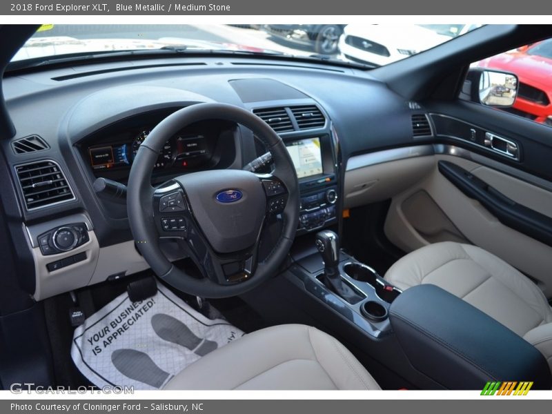 Dashboard of 2018 Explorer XLT
