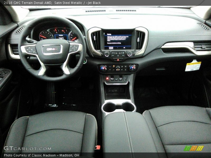 Satin Steel Metallic / ­Jet Black 2018 GMC Terrain Denali AWD