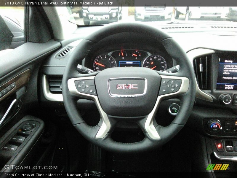 Satin Steel Metallic / ­Jet Black 2018 GMC Terrain Denali AWD