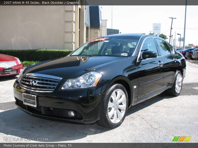 Black Obsidian / Graphite 2007 Infiniti M 45 Sedan