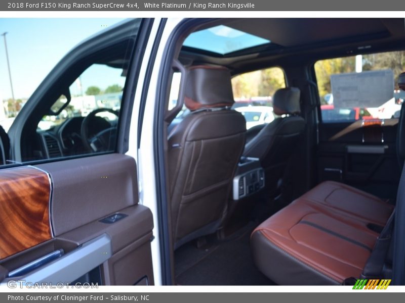 Rear Seat of 2018 F150 King Ranch SuperCrew 4x4