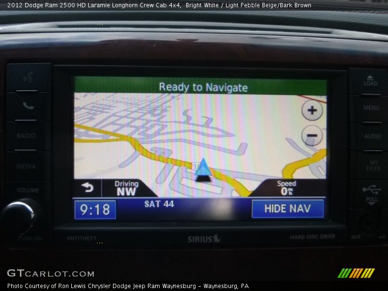 Bright White / Light Pebble Beige/Bark Brown 2012 Dodge Ram 2500 HD Laramie Longhorn Crew Cab 4x4