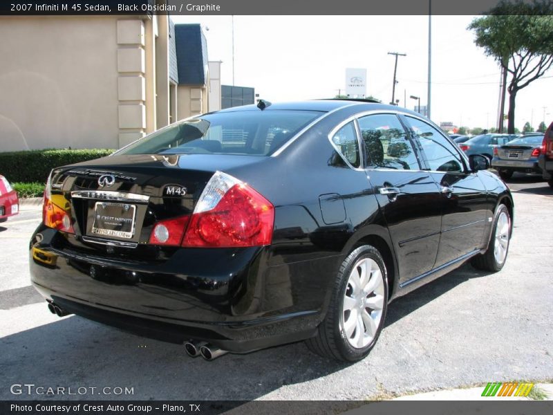 Black Obsidian / Graphite 2007 Infiniti M 45 Sedan