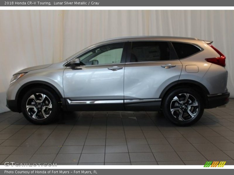Lunar Silver Metallic / Gray 2018 Honda CR-V Touring