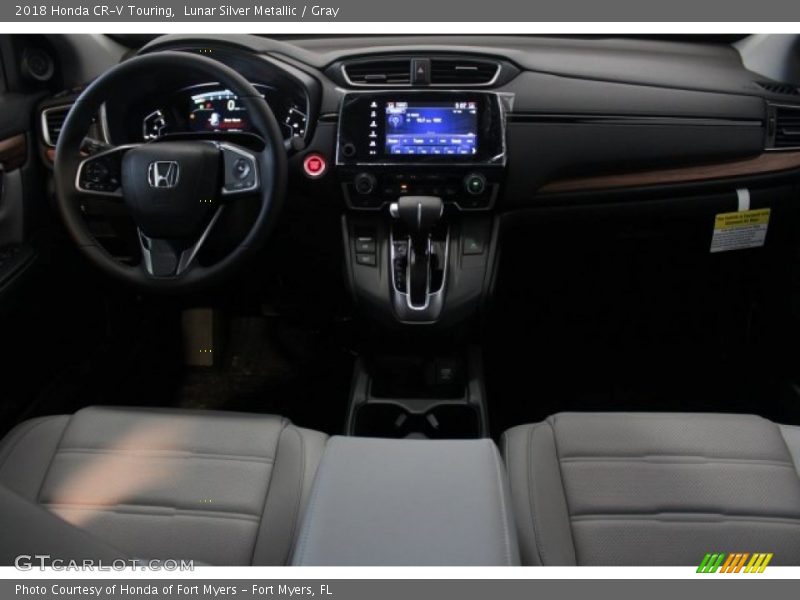 Lunar Silver Metallic / Gray 2018 Honda CR-V Touring