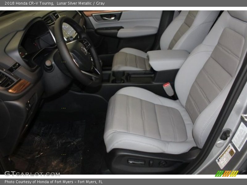 Lunar Silver Metallic / Gray 2018 Honda CR-V Touring