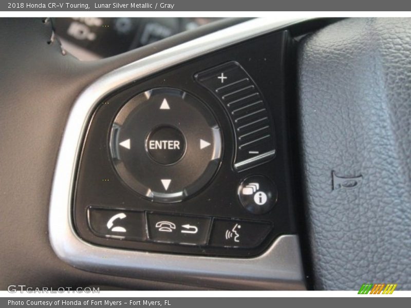 Lunar Silver Metallic / Gray 2018 Honda CR-V Touring
