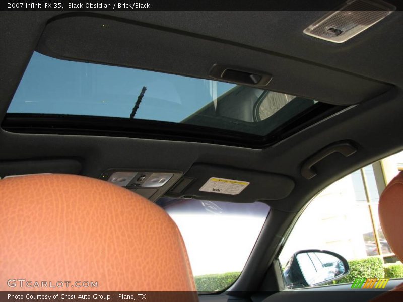 Black Obsidian / Brick/Black 2007 Infiniti FX 35