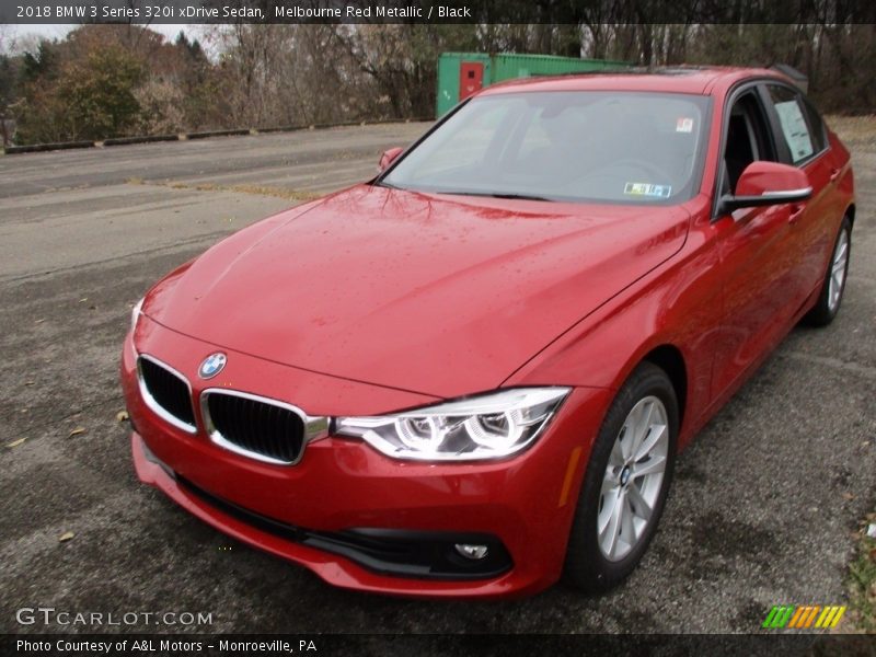 Melbourne Red Metallic / Black 2018 BMW 3 Series 320i xDrive Sedan