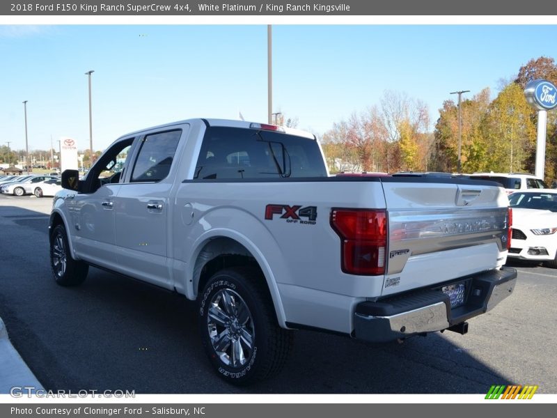 White Platinum / King Ranch Kingsville 2018 Ford F150 King Ranch SuperCrew 4x4