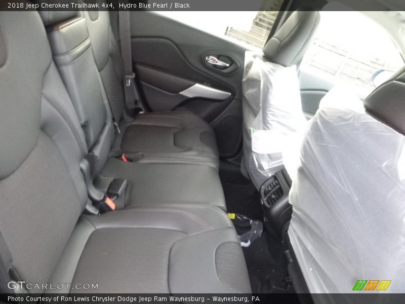 Hydro Blue Pearl / Black 2018 Jeep Cherokee Trailhawk 4x4