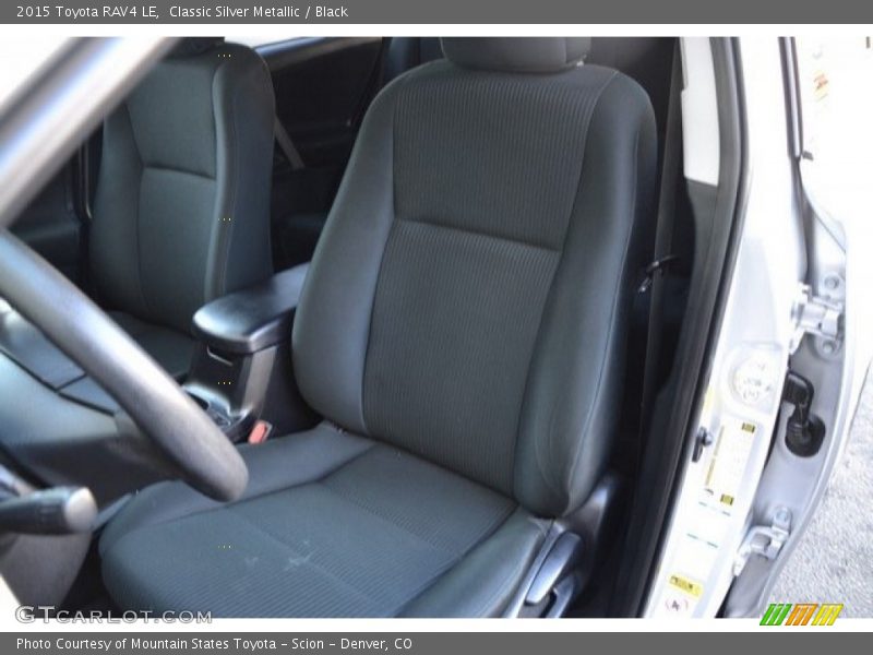 Classic Silver Metallic / Black 2015 Toyota RAV4 LE