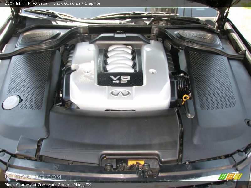 Black Obsidian / Graphite 2007 Infiniti M 45 Sedan
