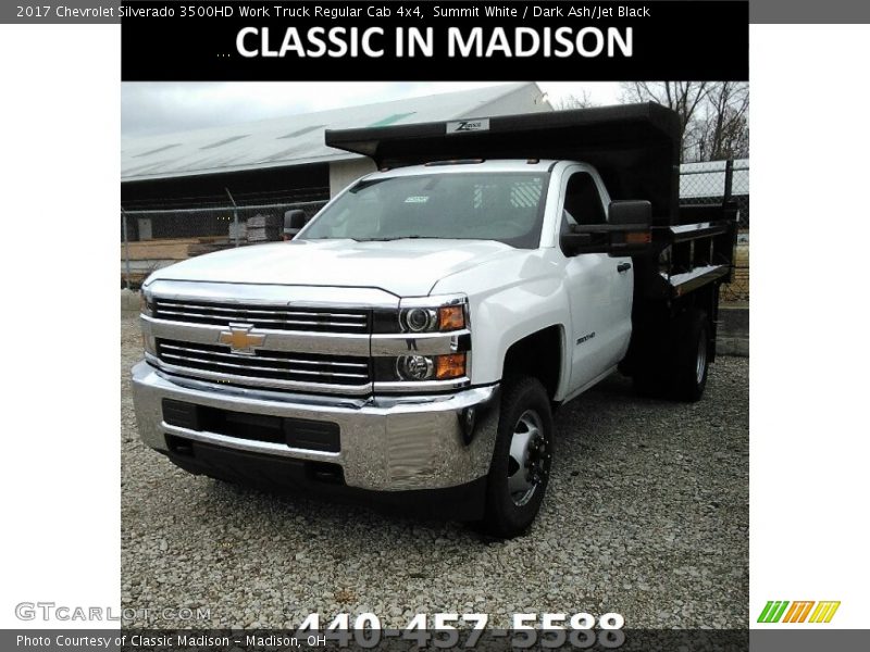 Summit White / Dark Ash/Jet Black 2017 Chevrolet Silverado 3500HD Work Truck Regular Cab 4x4
