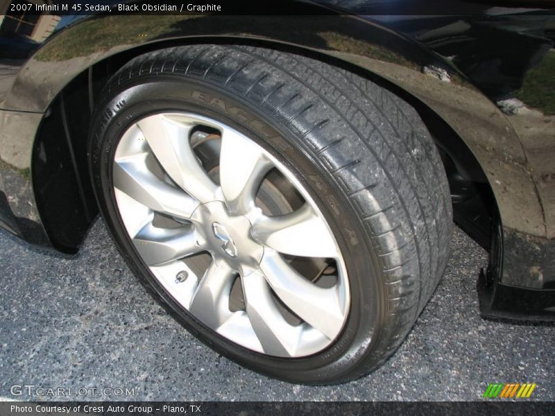 Black Obsidian / Graphite 2007 Infiniti M 45 Sedan