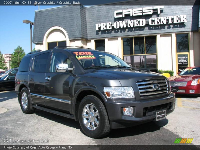 Silver Graphite / Graphite Black 2007 Infiniti QX 56