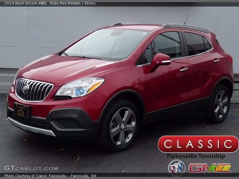 Ruby Red Metallic / Ebony 2014 Buick Encore AWD