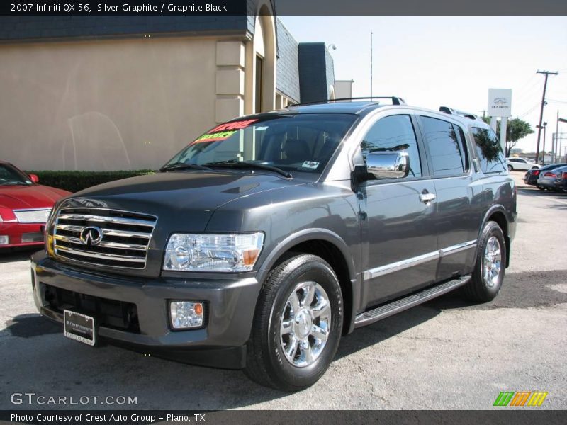 Silver Graphite / Graphite Black 2007 Infiniti QX 56