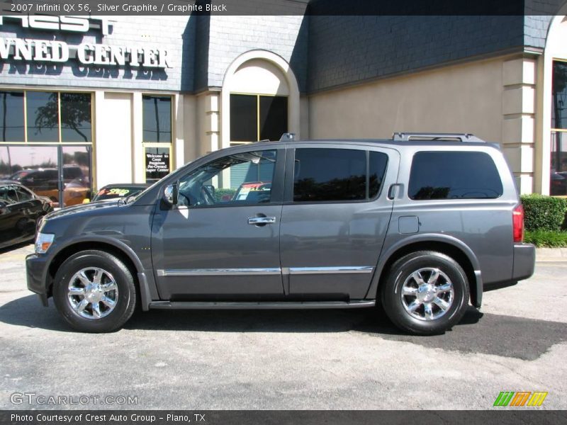 Silver Graphite / Graphite Black 2007 Infiniti QX 56