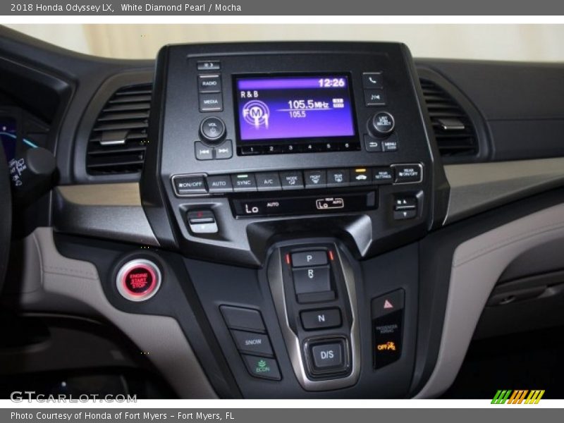 White Diamond Pearl / Mocha 2018 Honda Odyssey LX