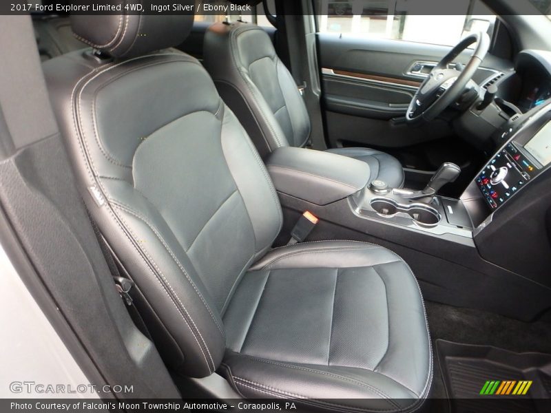 Front Seat of 2017 Explorer Limited 4WD