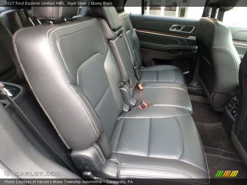 Rear Seat of 2017 Explorer Limited 4WD