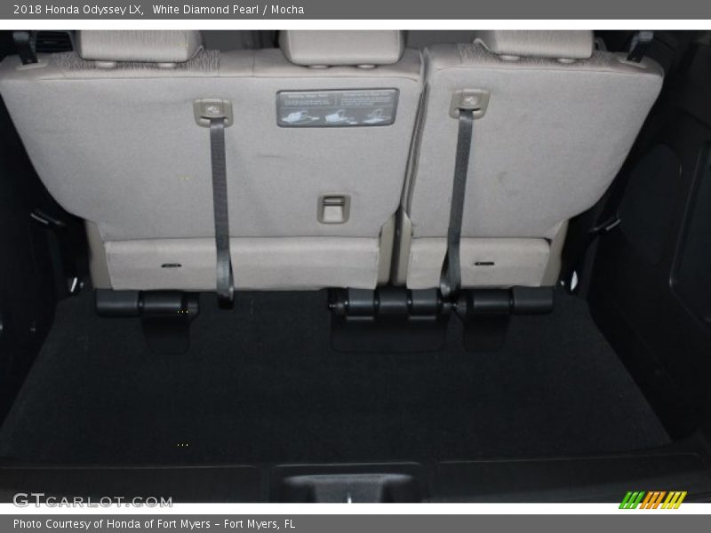 White Diamond Pearl / Mocha 2018 Honda Odyssey LX