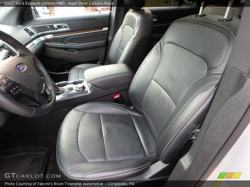 Front Seat of 2017 Explorer Limited 4WD