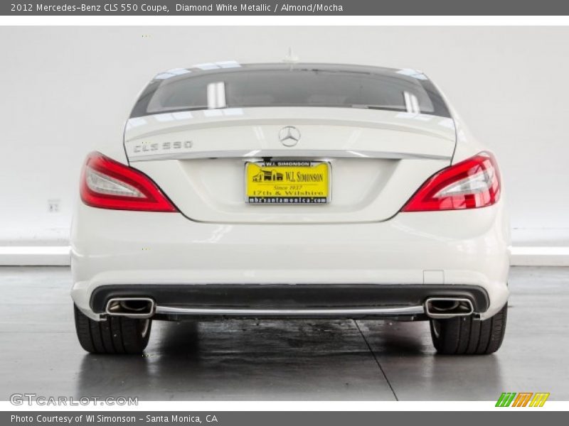 Diamond White Metallic / Almond/Mocha 2012 Mercedes-Benz CLS 550 Coupe