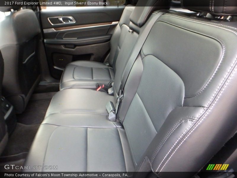 Rear Seat of 2017 Explorer Limited 4WD