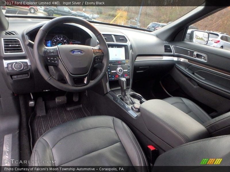  2017 Explorer Limited 4WD Ebony Black Interior