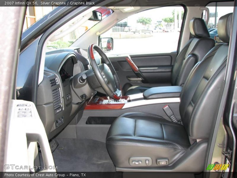 Silver Graphite / Graphite Black 2007 Infiniti QX 56