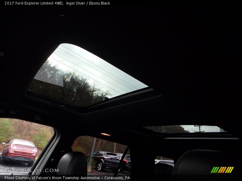 Ingot Silver / Ebony Black 2017 Ford Explorer Limited 4WD