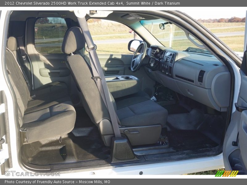 Summit White / Dark Titanium 2012 Chevrolet Silverado 2500HD Work Truck Extended Cab 4x4