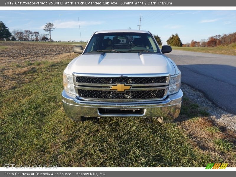 Summit White / Dark Titanium 2012 Chevrolet Silverado 2500HD Work Truck Extended Cab 4x4