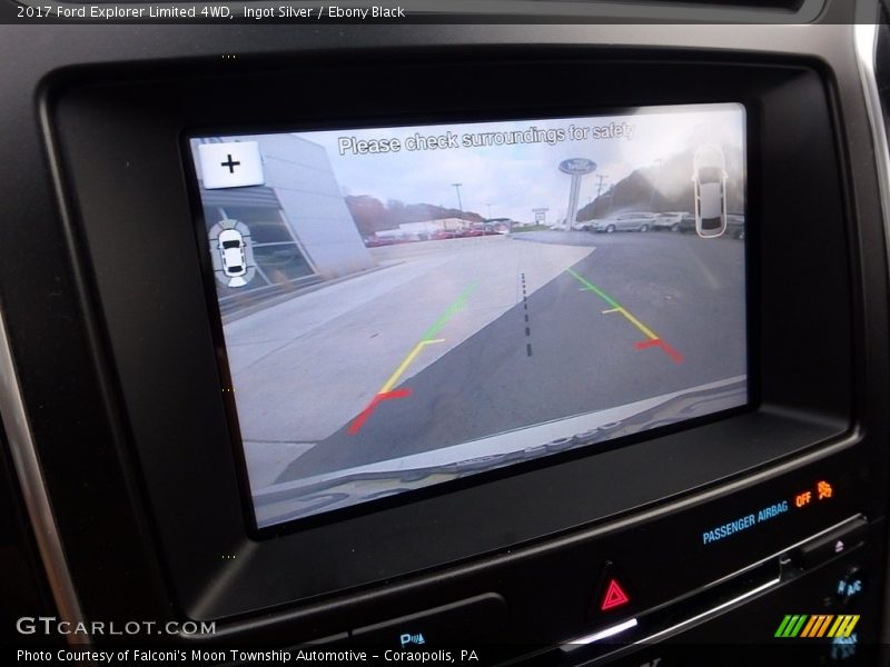 Ingot Silver / Ebony Black 2017 Ford Explorer Limited 4WD