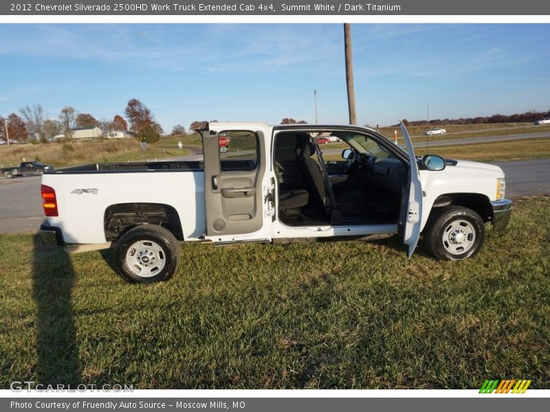 Summit White / Dark Titanium 2012 Chevrolet Silverado 2500HD Work Truck Extended Cab 4x4