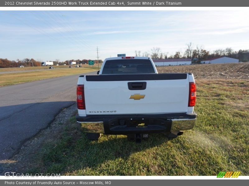 Summit White / Dark Titanium 2012 Chevrolet Silverado 2500HD Work Truck Extended Cab 4x4