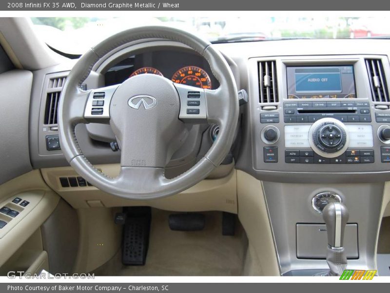 Diamond Graphite Metallic / Wheat 2008 Infiniti FX 35 AWD