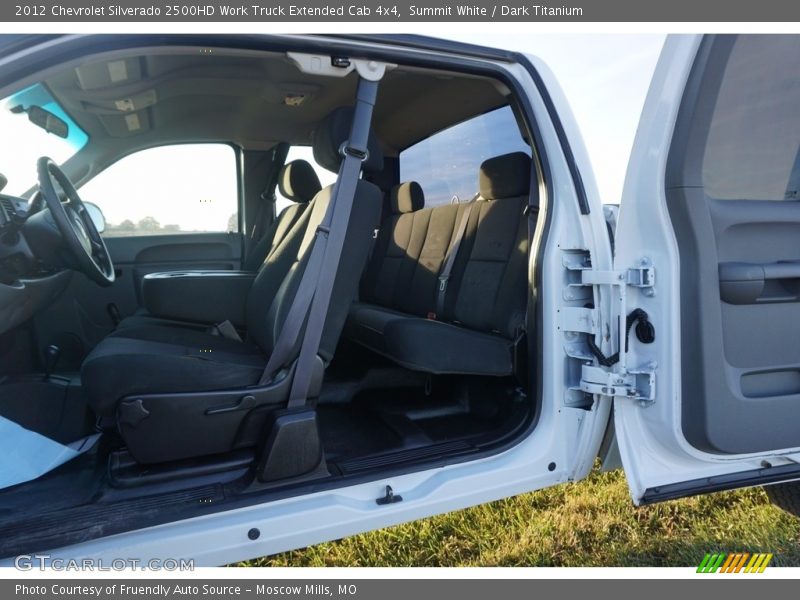 Summit White / Dark Titanium 2012 Chevrolet Silverado 2500HD Work Truck Extended Cab 4x4