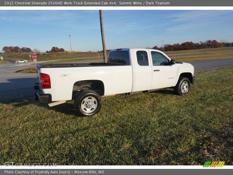 Summit White / Dark Titanium 2012 Chevrolet Silverado 2500HD Work Truck Extended Cab 4x4