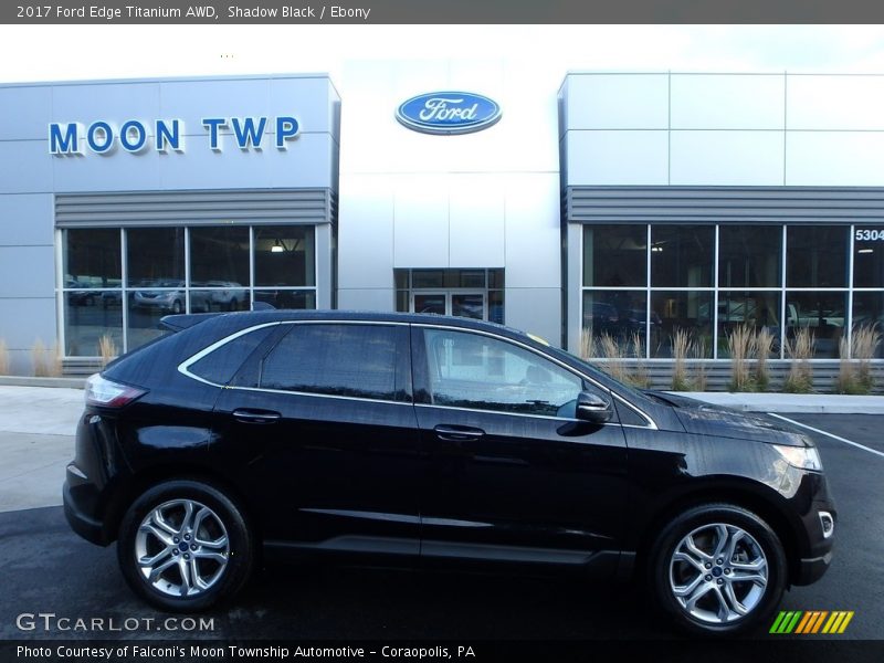 Shadow Black / Ebony 2017 Ford Edge Titanium AWD