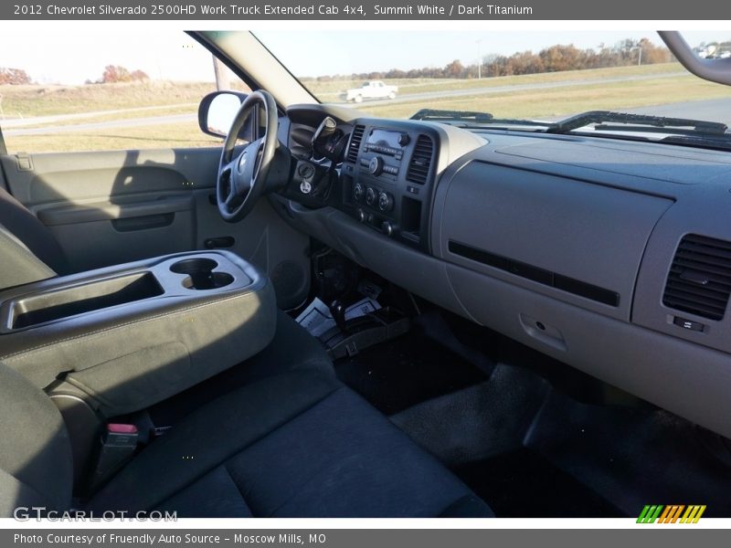 Summit White / Dark Titanium 2012 Chevrolet Silverado 2500HD Work Truck Extended Cab 4x4