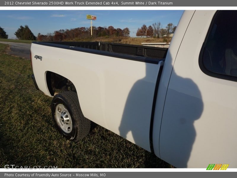Summit White / Dark Titanium 2012 Chevrolet Silverado 2500HD Work Truck Extended Cab 4x4